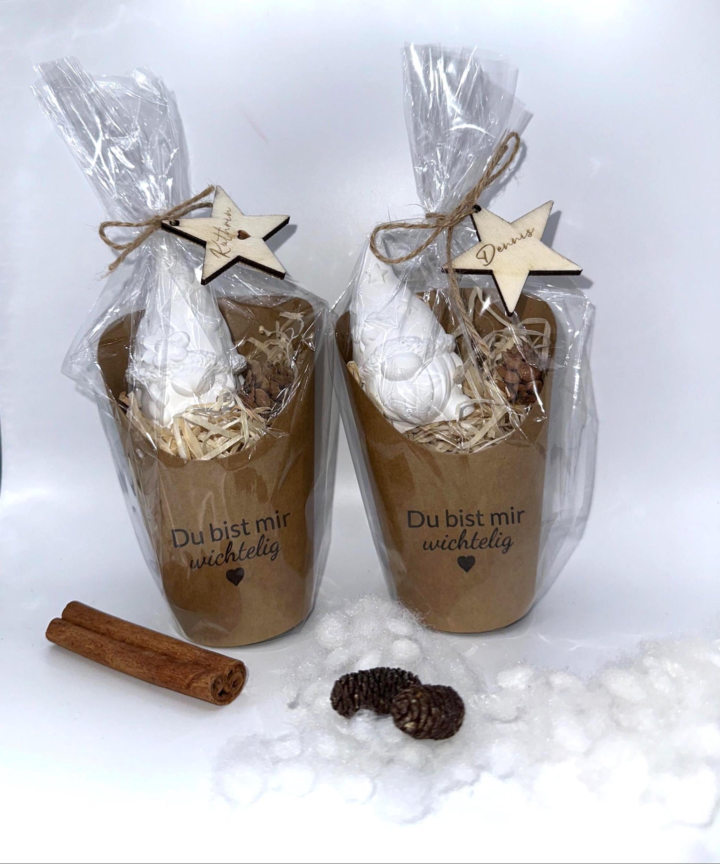 Wichtelgeschenk Kollegen Weihnachtsgeschenk personalisiert Geschenk Mitarbeiter Wichtel Figur Deko Holz Kleine Weihnachtsgeschenke