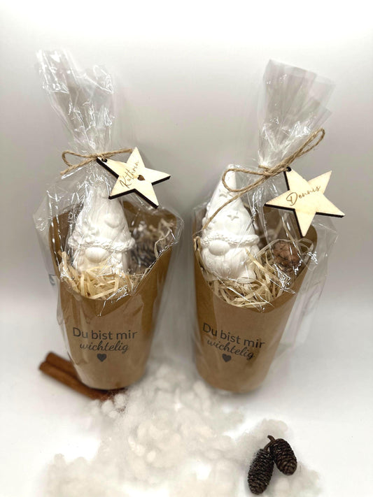 Wichtelgeschenk Kollegen Weihnachtsgeschenk personalisiert Geschenk Mitarbeiter Wichtel Figur Deko Holz Kleine Weihnachtsgeschenke