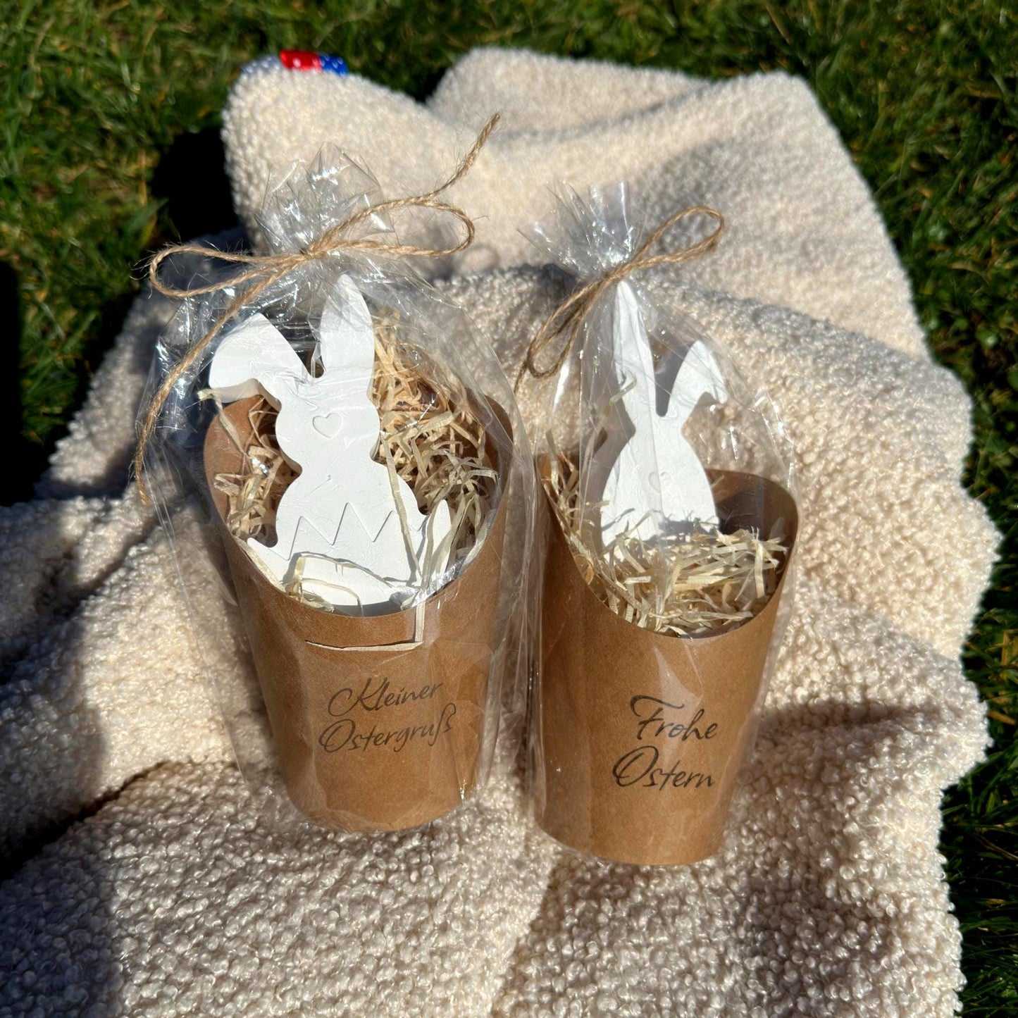 Osterüberraschung Geschenkset – Ostergeschenk & Mitbringsel für Kollegen, Lehrer, Erzieher, Kleine Osterideen