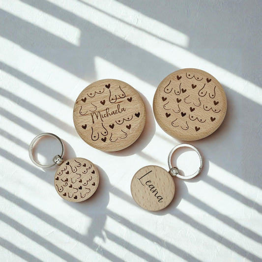 Busenfreundin Geschenk – Kühlschrankmagnet mit Flaschenöffner personalisiert – Lustiges JGA Geschenk für Frauen