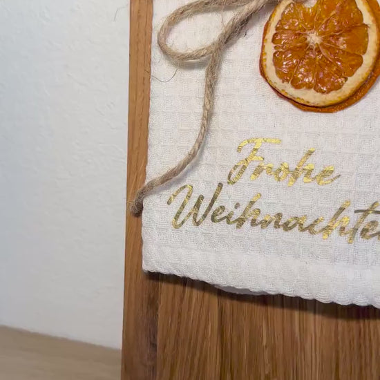 Personalisiertes Frühstücksbrettchen aus Eiche | Weihnachtsgeschenk Lehrer, Freunde, Familie | Mit Gravur & Geschenkverpackung