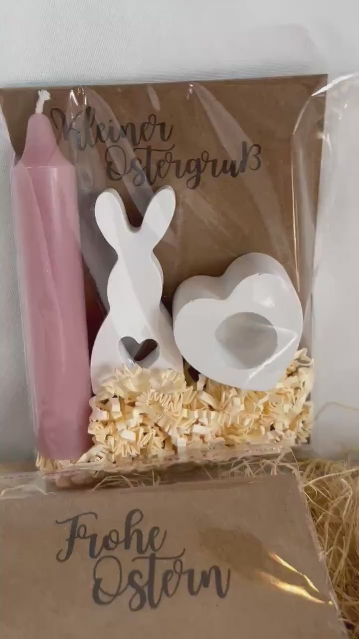 Ostergeschenk Set Hase Kerze Osterdeko Geschenk Raysin Osterdeko Ostergeschenk