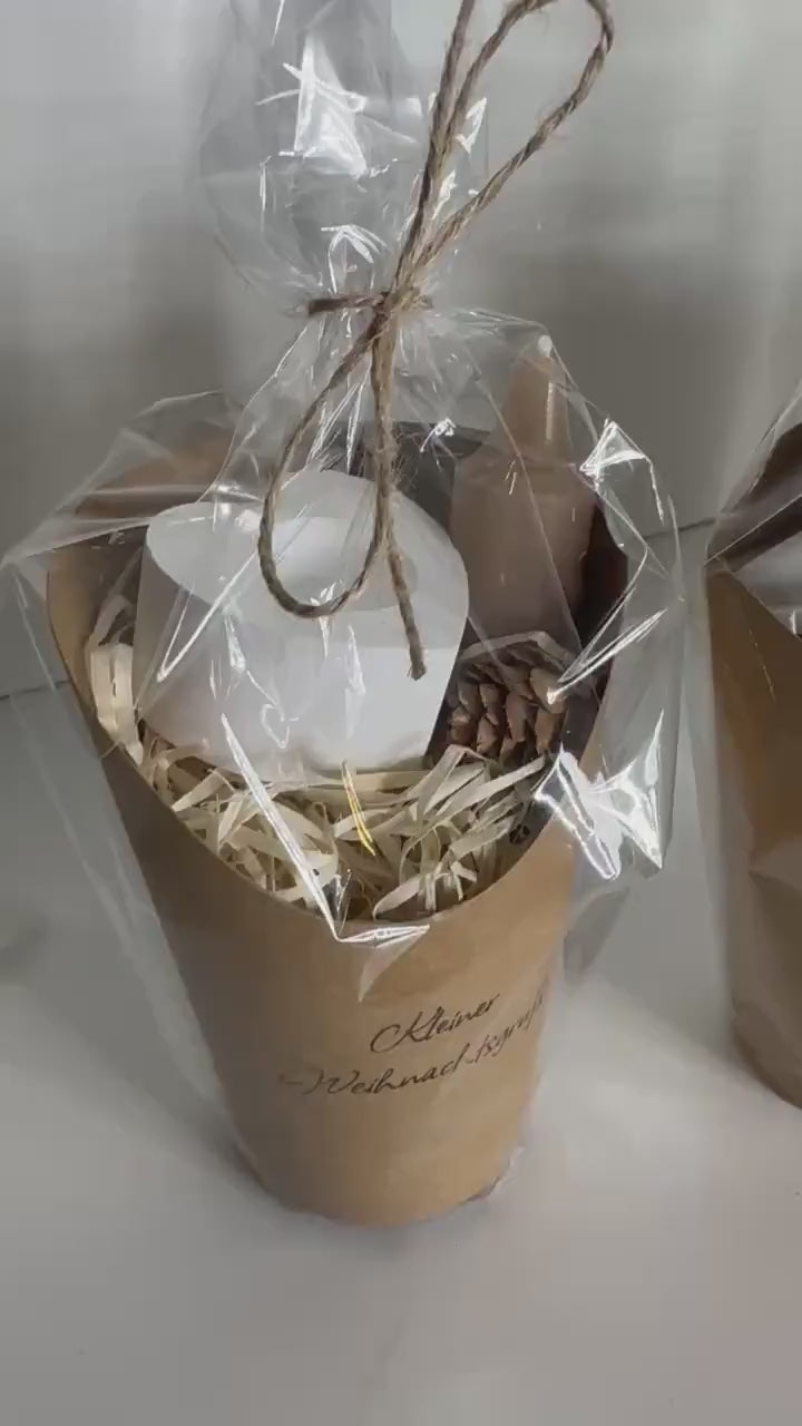 Weihnachtsset in der Tüte – liebevolles Mini-Geschenk für die Adventszeit | Wichtelgeschenk | Weihnachten to go