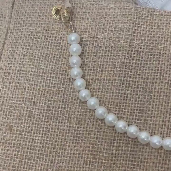 Bride Braut Jutetasche in Natur oder Schwarz mit goldener Perlenkette - Geschenk Tasche - Hochzeit  - Freundin - Geschenkidee - Elegant Edel
