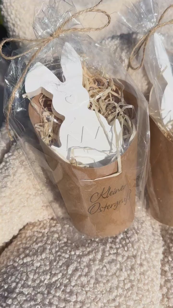 Osterüberraschung Geschenkset – Ostergeschenk & Mitbringsel für Kollegen, Lehrer, Erzieher, Kleine Osterideen