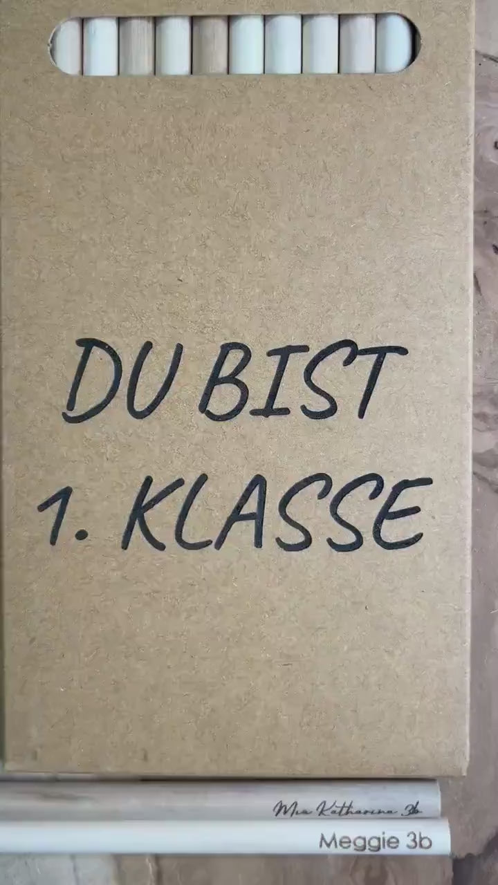 Einschulung Mädchen Geschenk Einschulung Junge Geschenk Stifte personalisiert Buntstifte Namen 1. Klasse Geschenk Einschulungsgeschenk